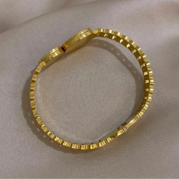 Evil Eye Stainless Steel Bangle Bracelet - Picture 5 of 6